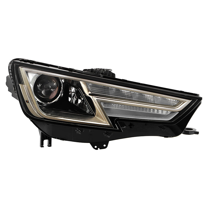 ( POE ) Audi A4 S4 17-19 Xenon HID LED DRL OE Headlights - Low Beam-D5S-(Not Included) ; High Beam-D5S(Not Included) ; Signal-PSY21W(Included) - Right