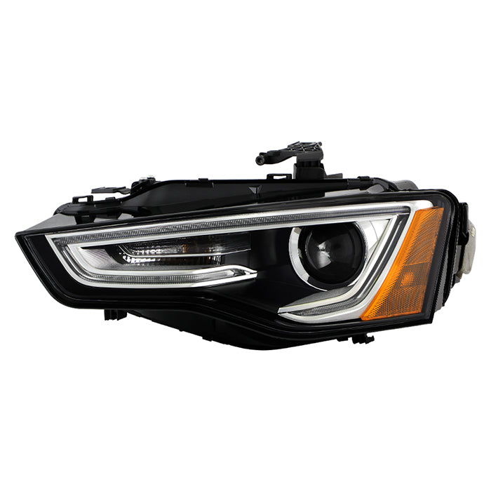 ( POE ) Audi A5 13-17 HID non/AFS Model Projector Headlight - Low Beam-D3S(Not Included) ; High Beam-DS3(Not Included) ; Signal-64132(Included) - OE Left