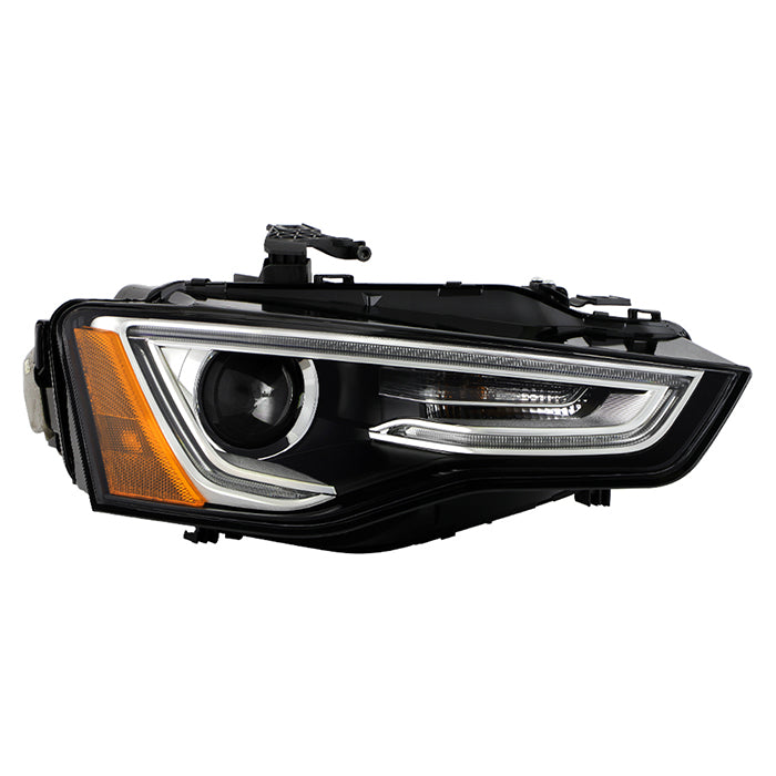 ( POE ) Audi A5 13-17 HID non/AFS Model Projector Headlight - Low Beam-D3S(Not Included) ; High Beam-DS3(Not Included) ; Signal-64132(Included) - OE Right