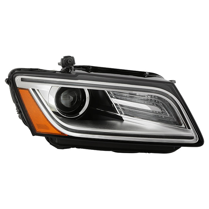( OE ) Audi Q5 13-15 Xenon HID non-AFS DRL Projector Headlight - Low Beam-D3S(Not Included) ; High Beam-D3S(Not Included) ; Signal-PSY21W(Included) - OE Right