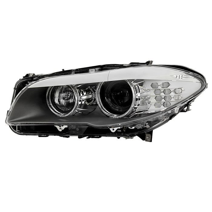 ( POE ) BMW BMW 5 Series F10 11-13 HID w/AFS Projector Headlight - Low Beam-D1S(Not Included) ; High Beam-D1S(Not Included) ; Signal-LED - OE Left