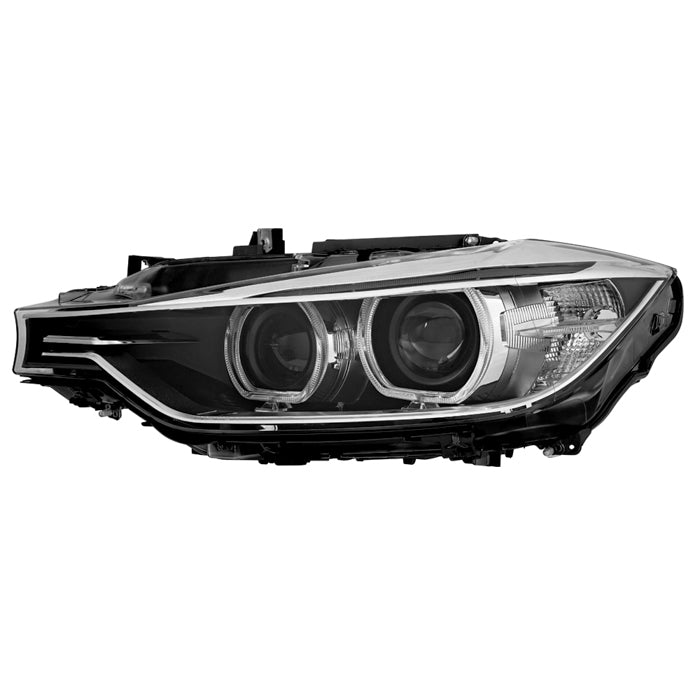 ( OE ) BMW 3 Series 12-15 F30 F35 HID w/AFS LED Halo Projector Headlight - OE Left (High/Low D1S  Signal PY21W)