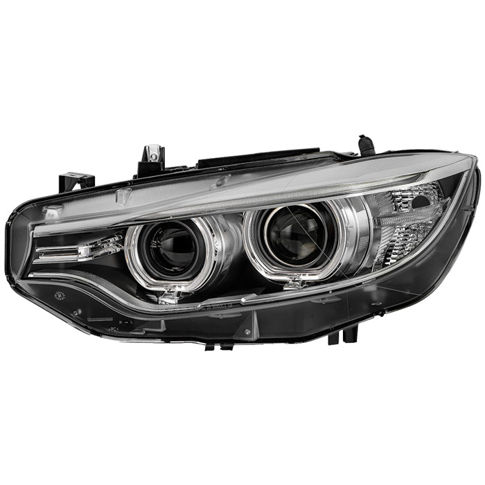( OE ) BMW 4 Series 13-16 F32 F33 F36 HID w/ LED DRL and AFS Projector Headlight - OE Left (High/Low D1S  Signal PY24W)