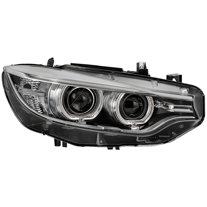 ( OE ) BMW 4 Series 13-16 F32 F33 F36 HID w/ LED DRL and AFS Projector Headlight - OE Right (High/Low D1S  Signal PY24W)