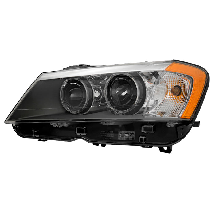 ( POE ) BMW X3 F25 11-14 HID (non-Auto leveling) Projector Headlight - OE Left (High/Low D1S  Signal PY21w)