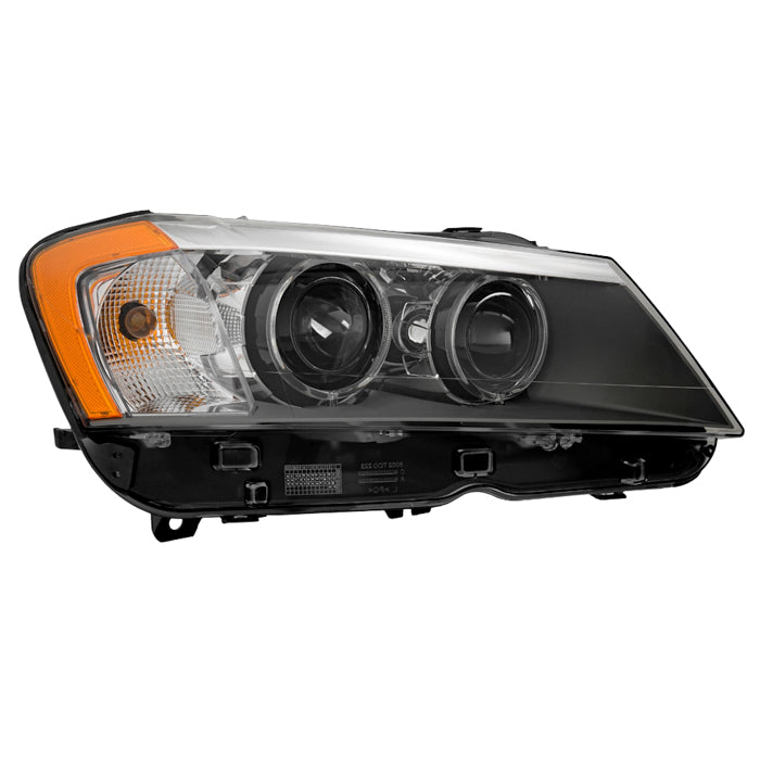 ( POE ) BMW X3 F25 11-14 HID (non-Auto leveling) Projector Headlight - OE Right (High/Low D1S  Signal PY21w)