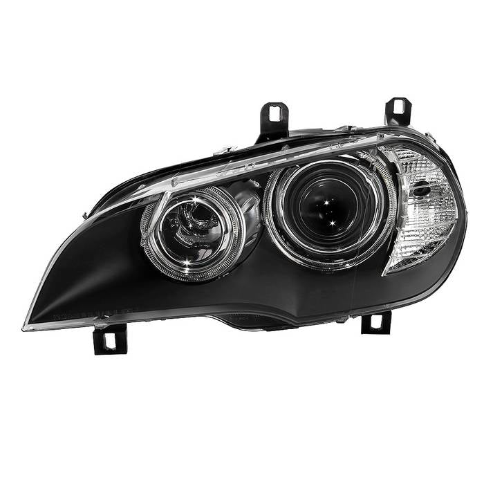 ( OE ) BMW X5 07-10 Driver Side HID AFS Projector Headlights - Low Beam-D1S(Not Included) ; High Beam-D1S(Not Included) ; Signal-PY24W(Included) - OE Left