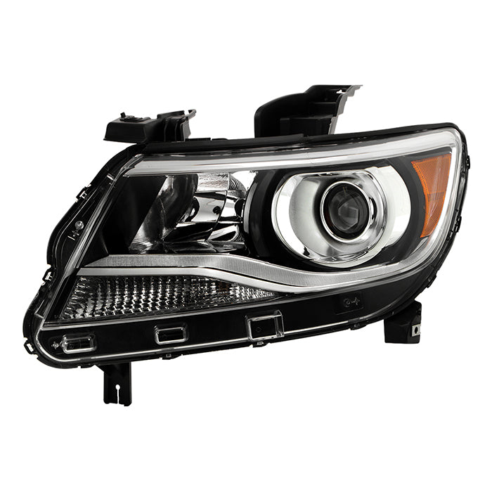 ( POE ) Chevy Colorado 2015-2021 LT/Z71/ZR2 Halogen Projector Headlight - Low Beam-H11(Included) ; High Beam-H9(Included) ; Signal-3157(Included) - OE Left (Partlink GM2502408) (OE# 84707375)