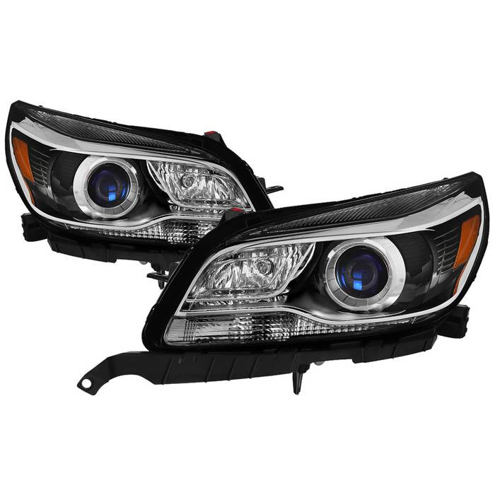 ( xTune ) Chevy Malibu 13-15 (Fits halogen models only) Headlights - OE Projector Black  Fit 2013-2015 Eco  LT  LTZ and 2016 Limted LT  Limited LTZ (not fit LS)