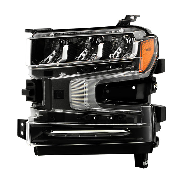 ( POE ) Chevy Silverado 1500 19-23 Full LED w/LED Signal Headlight (w/LED Ballast) - OE Left