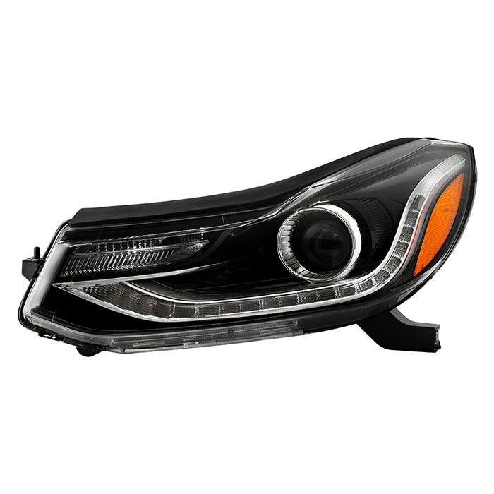 ( POE ) Chevy Trax 17-20 Crystal Driver Side w/LED DRL Projector Headlight - Low Beam-HB3(Not Included) ; High Beam-HB3(Not Included) ; Signal-WY2W(Included) - OE Left