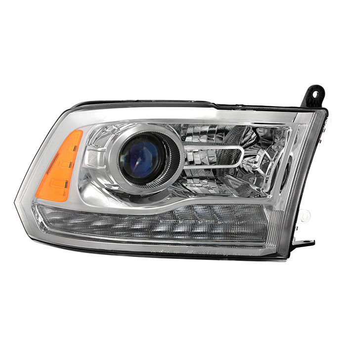 ( POE ) Dodge Ram 1500 2500 3500 16-18 / Ram 1500 Classic 2019 Halogen Models ( Only Fit factory projector LED style) OEM Style Headlights - Low beam-HB3(Included) ; High Beam-HB3(Included) ; Signal-LED(Included) - OE Right