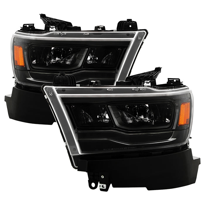 ( POE ) Conversion Kit For Dodge Ram 19-22 (Fit Halogen Only) Upgrade to Full LED Headlights - Black