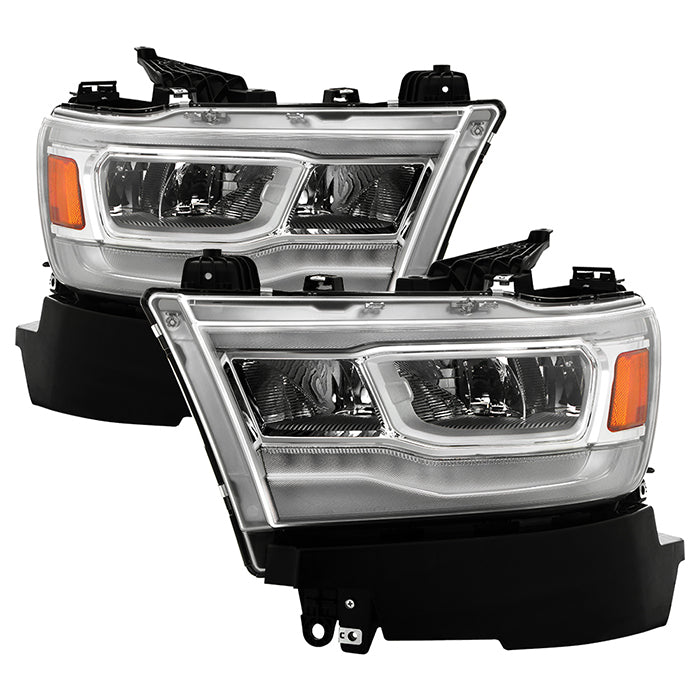 ( POE ) Conversion Kit For Dodge Ram 19-22 (Fit Halogen Only) Upgrade to Full LED Headlights - Chrome