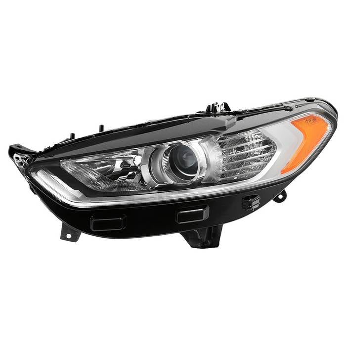 ( POE ) Ford Fusion 13-16 Driver Side Halogen Projector Headlight - Low Beam-H7(Not Included) ; High Beam-H7(Not Included) ; Signal-PWY24W(Included) - OE Left