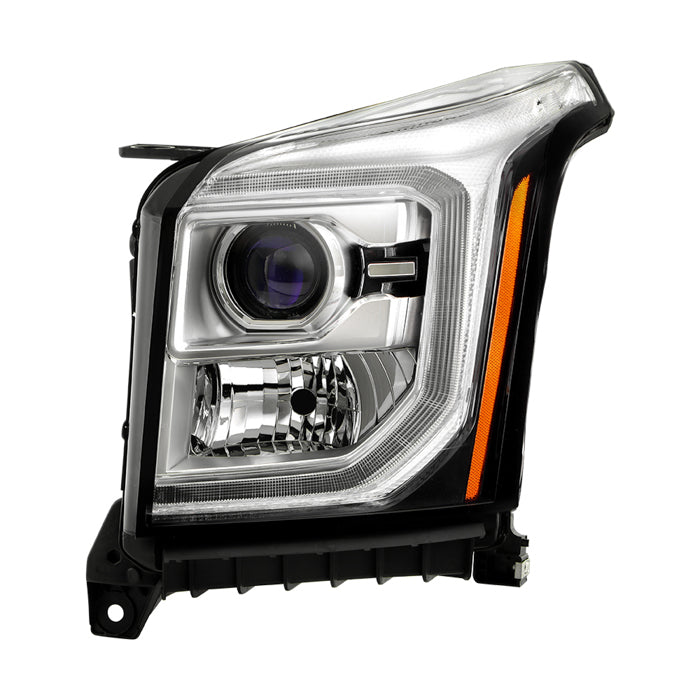 ( POE ) GMC Yukon & Yukon XL 2015-2020 HID Only ( Do Not Fit Halogen Models ) w/ LED DRL Projector Headlight - (Bulb & Ballast Not Included) OE Left