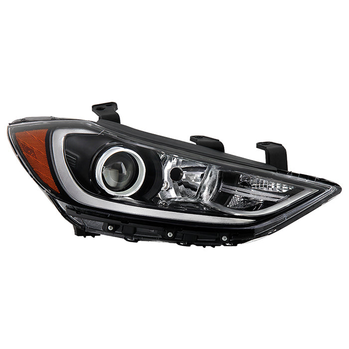( POE ) Hyundai Elantra 17-19 Halogen non-DRL Headlights - Low Beam-H7(Not Included) ; High Beam-HB3(Included) ; Signal-2357A(Included) - OE Right HY2503206