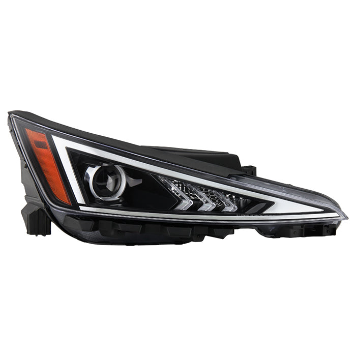 ( POE ) Hyundai Elantra 19-20 Composite w/o LED DRL Halogen Healdights - Low Beam-HB3(Included) ; High Beam-HB3(Included) ; Signal-2357A(Included) - OE Right