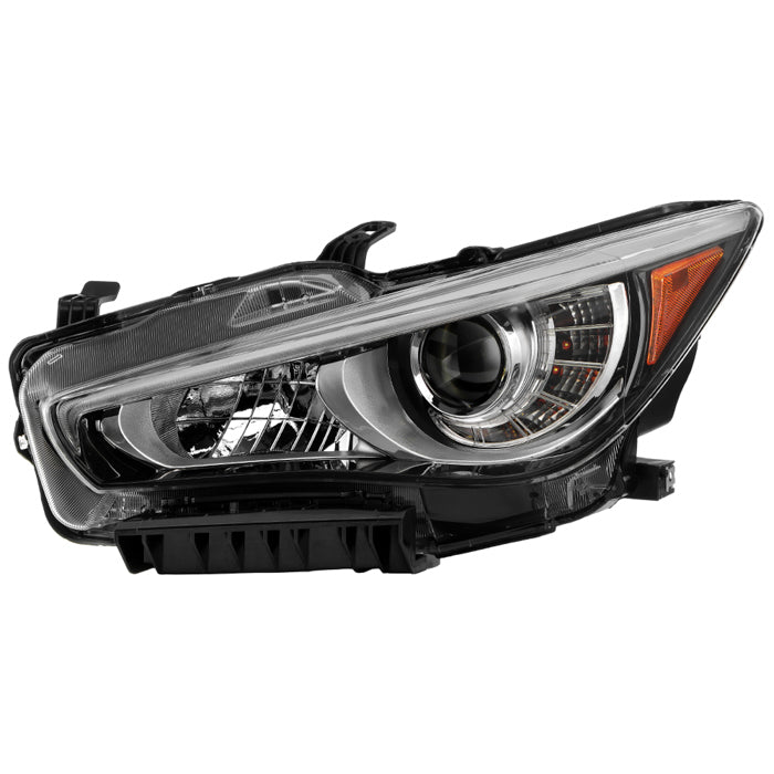( POE ) Infiniti Q50 14-22 4Dr LED High Low Beam w/AFS Projector Headlights - Low Beam-LED ; High Beam-LED - OE Left