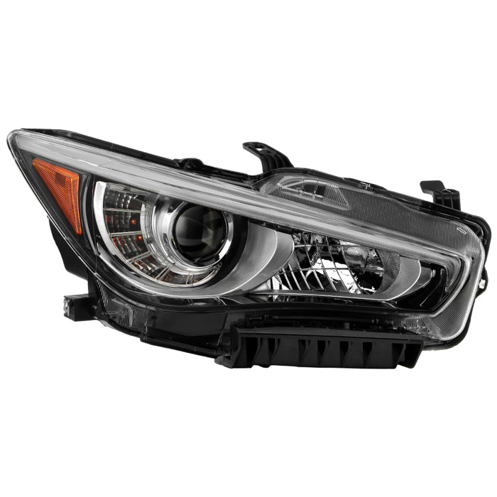( POE ) Infiniti Q50 14-22 4Dr LED High Low Beam w/AFS Projector Headlights - Low Beam-LED ; High Beam-LED - OE Right