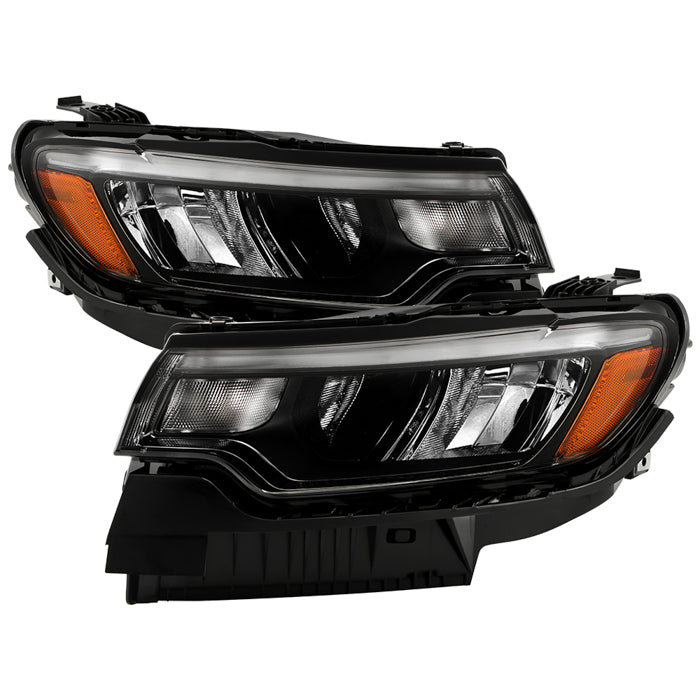 ( POE ) Jeep Compass 22-24 OE Plus w/LED DRL  LED High Low Beam Reflect Headlight - Black