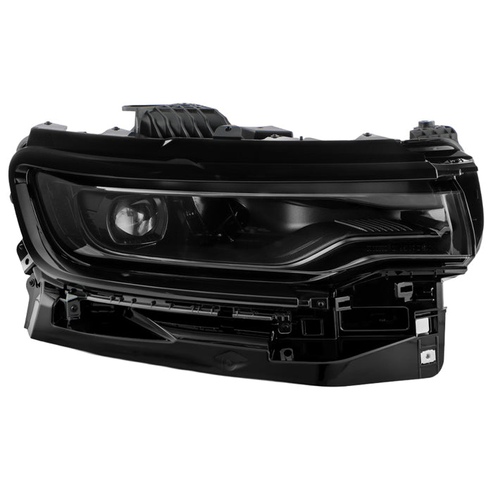 ( POE ) Jeep Wagoneer 22-25 w/LED Ballast Black Accents Full LED Headlight - OE Black Right