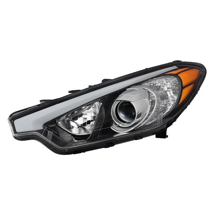 ( POE ) Kia Forte 14-16 w/Halogen Bulbs OE Headlights - Left - Low Beam - H11(Included) ; Hi Beam - H1(Included) ; Signal-2357A(Included)