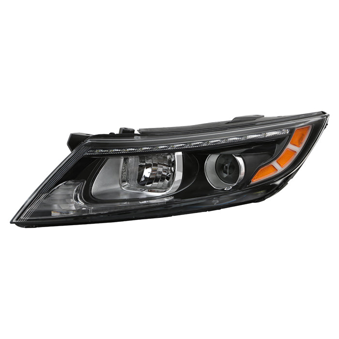 ( POE ) Kia Optima 14-15 Halogen w/LED Position OE Headlight - Low Beam-H11(Included) ; High Beam-H1(Included) ; Signal-PY21W(Included) - Left