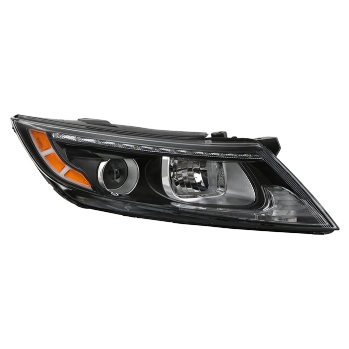 ( POE ) Kia Optima 14-15 Halogen w/LED Position OE Headlight - Low Beam-H11(Included) ; High Beam-H1(Included) ; Signal-PY21W(Included) - Right