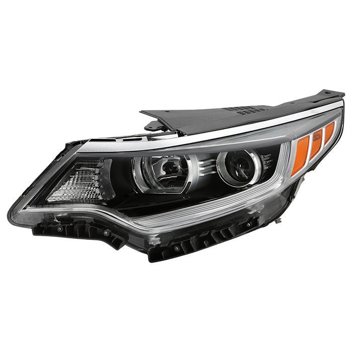 ( POE ) KIA Optima 16-18 Composite w/o LED DRL Halogen Headlights - Low Beam-9005(Included) ; High Beam-9005(Included) ; Signal-2357A(Included) - OE Left