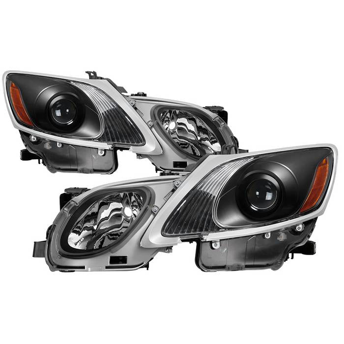 ( xTune ) Lexus GS 06-11 OE Projector Headlights (w/AFS. HID Fit & factory headlight washer only) - Black