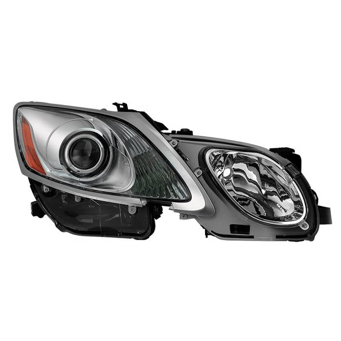 ( xTune ) Lexus GS 06-11 OE Projector Headlights (w/AFS. HID Fit & factory headlight washer only) - Chrome Right
