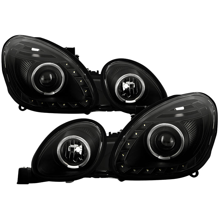 ( xTune ) Lexus GS300/GS400/GS430 98-05 Halogen Only ( Don‘t Fit HID Model ) Halo Projector Headlights - Black