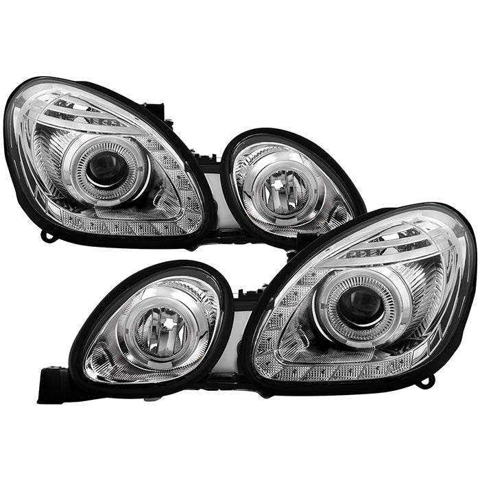 ( xTune ) Lexus GS300/GS400/GS430 98-05 Halogen Only ( Don‘t Fit HID Model ) Halo Projector Headlights - Chrome