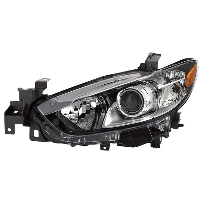 ( xTune ) Mazda 6 14-17 4Dr Halogen Models Only Driver Side Projector Headlights - Low Beam-H11(Included) ; High Beam-HB3(Included) ; Signal-7440A(Included) - OE Left