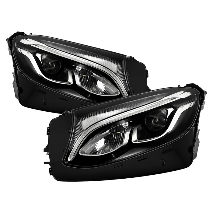 ( POE ) Mercedes Benz GLC 16-19 (Fit Halogen Model only) Full LED Projector Headlights - Chrome