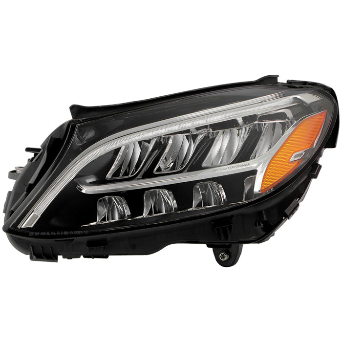 ( POE ) Mereceds Benz W205 21-22 C300 C43 AMG Full LED Non-AFS (Socket:6 pins) Projector Headlight - OE Left