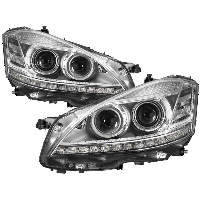 ( xTune )Mercedes Benz W221 S Class 07-09 LED Projector Headlights - Chrome