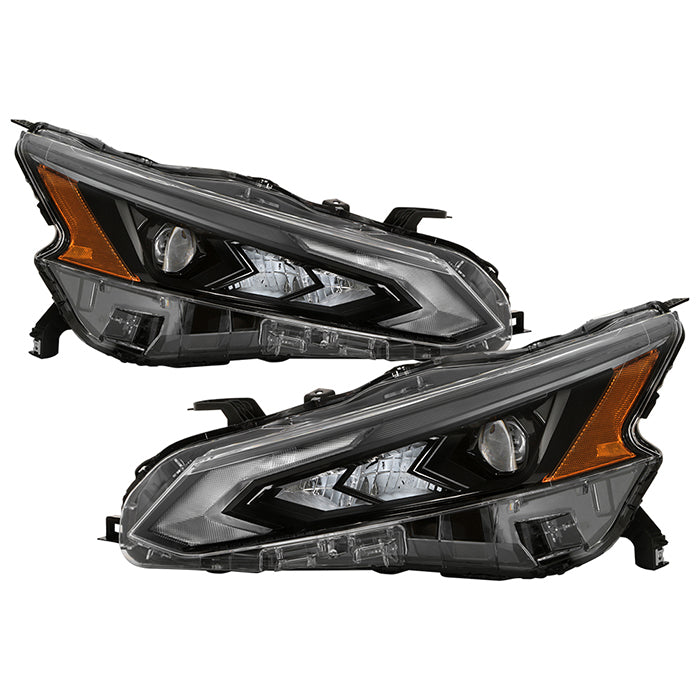 ( OE ) Nissan Altima 19-20 4Dr w/High Beam Assist Full LED Projector Headlight - OE SET