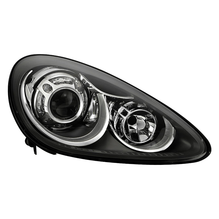 ( POE ) Porsche Cayenne 11-14 w/ 4 LED DRL AFS Projector Headlights - OE Right