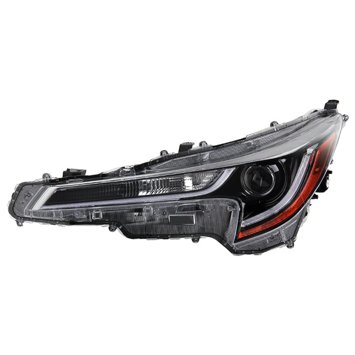 ( POE ) Toyota Corolla 20-21 L/LE Model LED Projector Headlights - Signal-7444NA(Not Included) - OE Left
