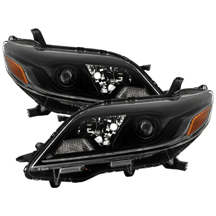 ( OE ) Toyota Sienna 11-20 OE+ w/LED DRL (Fit Non-DRL Model) Projector Headlight - OE Black