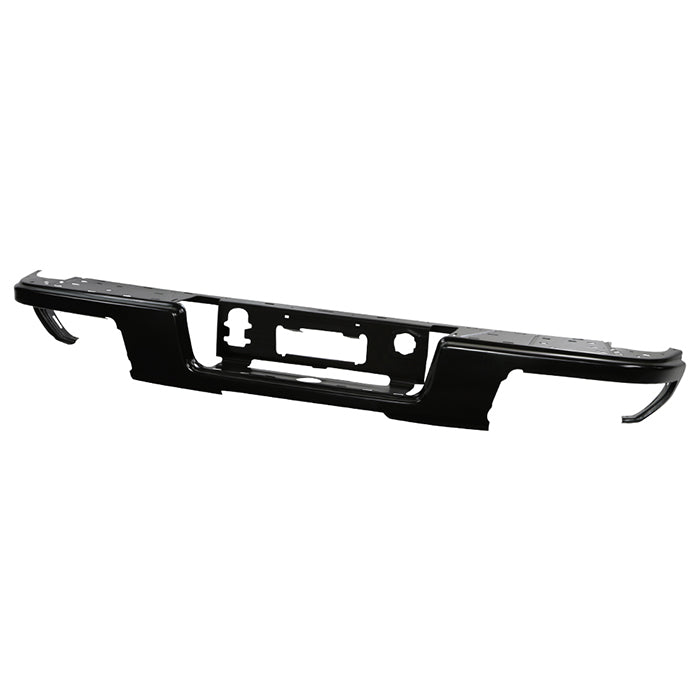 ( xTune ) Chevy Colorado 15-19 / GMC Canyon 15-19 w/o Parking Sensor Holes Rear Bumper Face Bar Rear Bumper Face Bar ( Compatible without Parking Sensor Model Only ) - Black (Part Link # GM1102562   OEM # 22900981 )