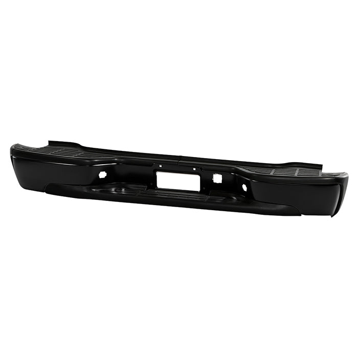 ( xTune ) Chevy Suburban 1500 2500 Tahoe / GMC Yukon Yukon XL 1500 2500 00-06 (For Models Without Impact Strip) OEM Style Steel Rear Bumper - Black ( Brackets  Hardware  And Step Pads All Included ) ( OEM Part # GM1101115 )