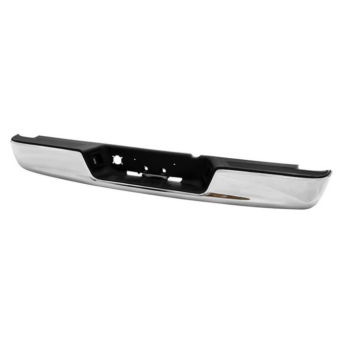 ( xTune ) Dodge Ram 1500 02-08 / Ram 2500/3500 03-09 OEM Style Steel Rear Bumper - Chrome ( Brackets  Hardware  And Step Pads All Included ) ( Partslink: CH1103111 )