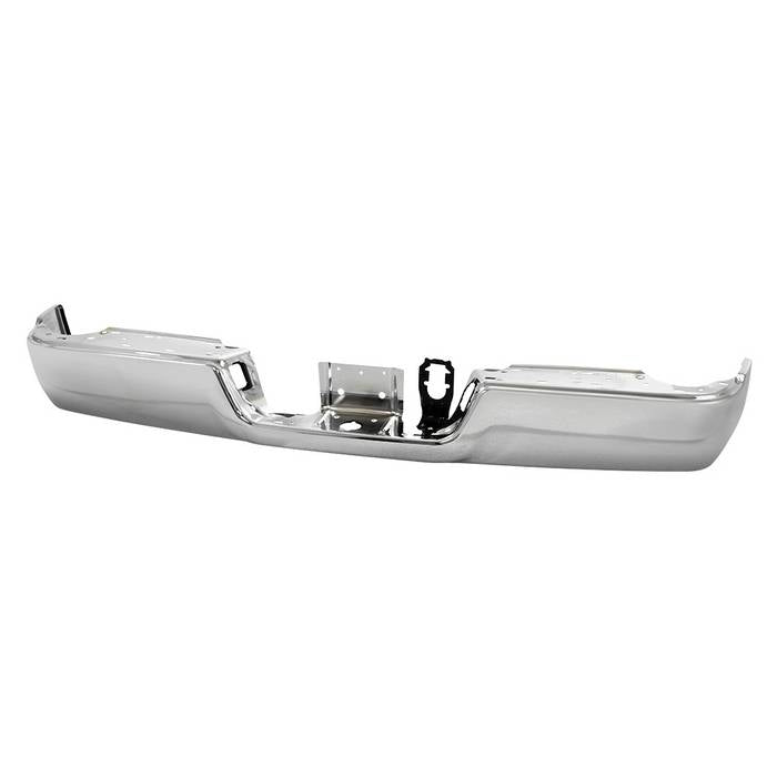 ( xTune ) Ram 2500 3500 13-18 ( Don‘t Fit Models with Parking Sensor ) OEM Style Steel Rear Bumper Face Bar - Chrome ( OEM Part # CH1102378 )