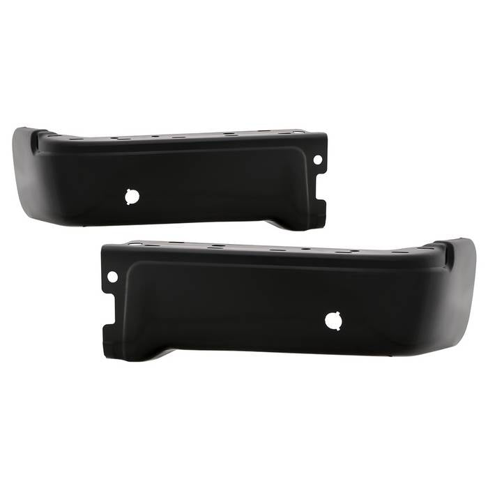 ( xTune ) Ford F150 09-14 Styleside with Sensor Hole Rear Bumper Cap End - Black - Left and Right ( Part Link # FO1102373  OEM # 9L3Z-17906DPTM )