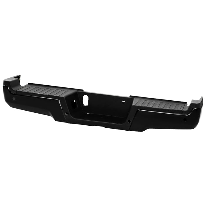 Ford F250 F350 F450 Superduty 17-18 Superduty Rear Bumper w/ Parking Aid Sensors - Black (Compatible w/ Rear Parking Aid Sensors Models Only)