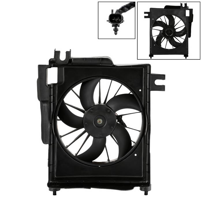 ( xTune ) Radiator Fan For Dodge Ram 1500 02-08   2500 01-08   3500 03-08