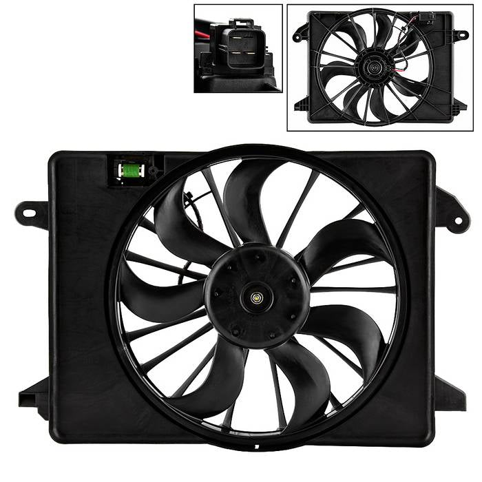 ( xTune ) Radiator Fan For Chrysler 300 09-17  Dodger Charger 10-17   Challenger11-18